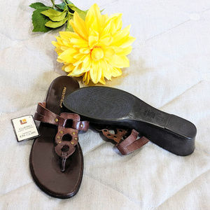 Predictions Shoes - Predictions Leather brown sandals Sz 8 Predictions Shoes - Predictions Leather brown sandals Sz 8